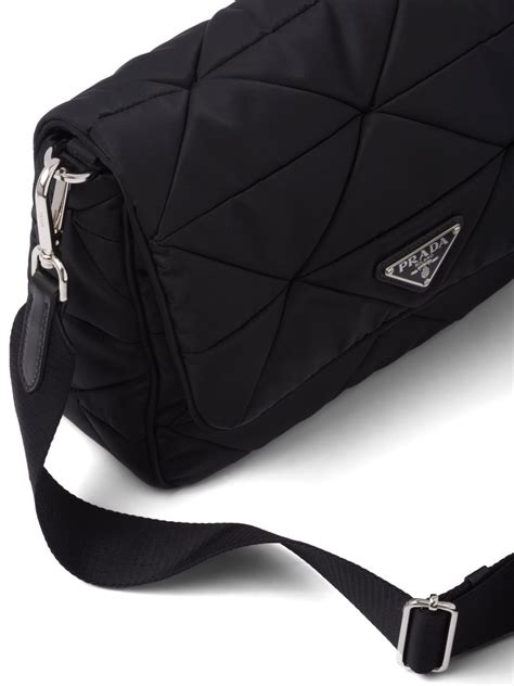 shoulder bag prada nylon|padded nylon shoulder bag Prada.